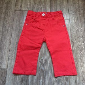 NWT Baby Girl (6-9M) - NAME IT 5pocket Red Jeans